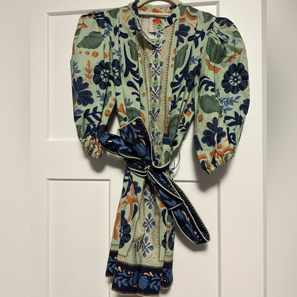 Farm Rio Floral Patterned Romper - Picture 2 of 4